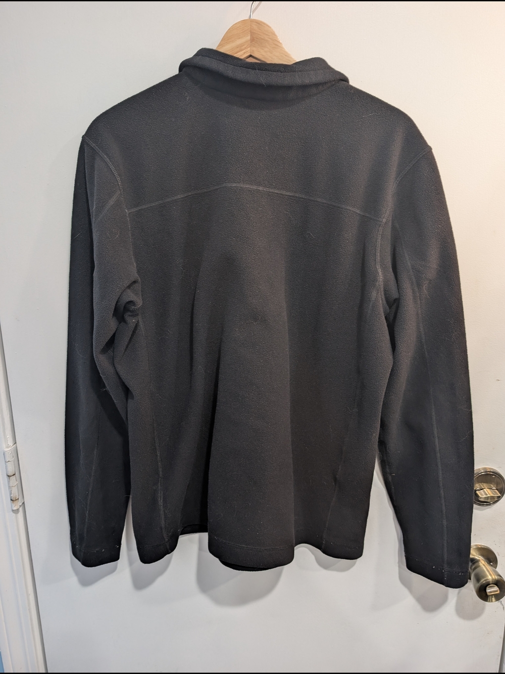Patagonia Men's Micro D Fleece Pullover 1/4 Zip Black Size Medium - Picture 5 of 7